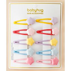 Babyhug Snap Clips Combo Sets - Multicolor