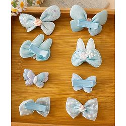 Babyhug Bow & Butterfly Clips Combo Sets - Pink