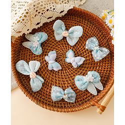 Babyhug Bow & Butterfly Clips Combo Sets - Pink