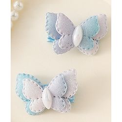 Babyhug Bow & Butterfly Clips Combo Sets - Pink