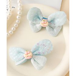 Babyhug Bow & Butterfly Clips Combo Sets - Pink