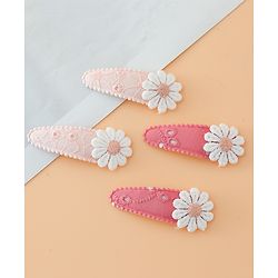 Babyhug Snap Clips Combo Set - Pink