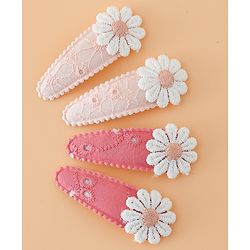 Babyhug Snap Clips Combo Set - Pink