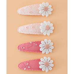 Babyhug Snap Clips Combo Set - Pink