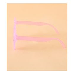 Girls Floral Headband and Round Sunglasses Set - PInk & Blue