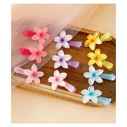 Babyhug Floral Bloom Hair Clips - PInk & Purple