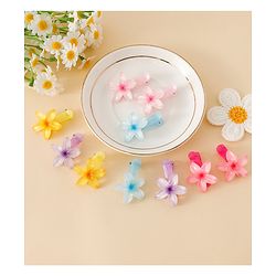 Babyhug Floral Bloom Hair Clips - PInk & Purple