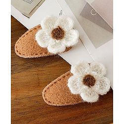 Babyhug Fashion Snap Hair Clips - Brown