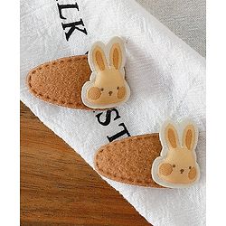 Babyhug  Adorable Rabbit Hair Pins - Brown