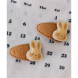 Babyhug  Adorable Rabbit Hair Pins - Brown