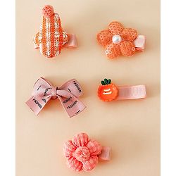 Babyhug Adorable Bow Blossom Hair Clip - Orange