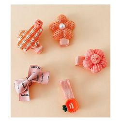 Babyhug Adorable Bow Blossom Hair Clip - Orange