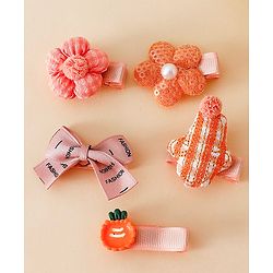 Babyhug Adorable Bow Blossom Hair Clip - Orange