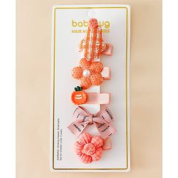 Babyhug Adorable Bow Blossom Hair Clip - Orange