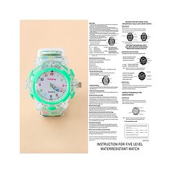 Babyhug Free Size Analog Watch - Green