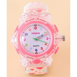 Babyhug Free Size Analog Watch - Pink