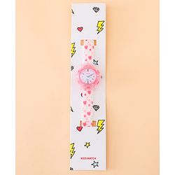 Babyhug Free Size Analog Watch - Pink