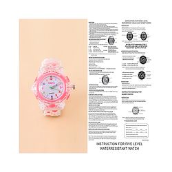 Babyhug Free Size Analog Watch - Pink