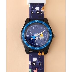 Babyhug Free Size Analog Watch - Black