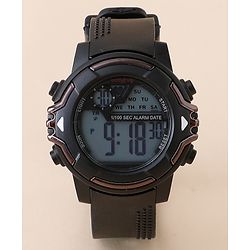 Babyhug Free Size Digital Watch - Black