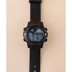 Babyhug Free Size Digital Watch - Black