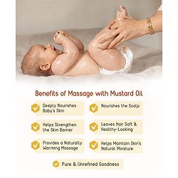 Babyhug Advanced Cold-Pressed Virgin Mustard Oil - 500 ml