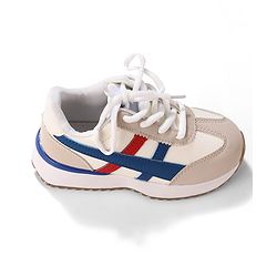 Cute Walk by Babyhug Lace Up Solid Sneaker Shoes - Black