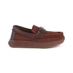Cute Walk by Babyhug Slip On Formal & Party Wear Shoes With Applique -Brown