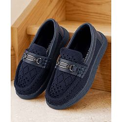 Cute Walk by Babyhug Slip On Formal & Party Wear Shoes With Applique -Brown