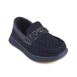 Cute Walk by Babyhug Slip On Formal & Party Wear Shoes With Applique -Brown