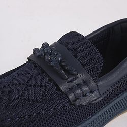 Cute Walk by Babyhug Slip on Formal & Party Shoes With Applique - Navy Blue