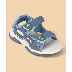 Cute Walk by Babyhug Velcro Closure Sandals With Applique - Blue