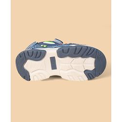 Cute Walk by Babyhug Velcro Closure Sandals With Applique - Blue