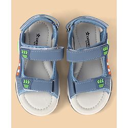 Cute Walk by Babyhug Velcro Closure Sandals With Applique - Blue