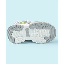 Cute Walk by Babyhug Velcro Closure Solid Sandal - Navy Blue