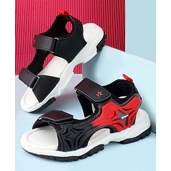 Cute Walk by Babyhug Velcro Closure Solid Sandal - Brown
