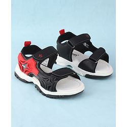 Cute Walk by Babyhug Velcro Closure Solid Sandal - Brown