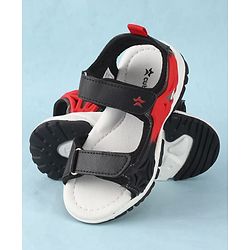 Cute Walk by Babyhug Velcro Closure Solid Sandal - Brown