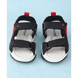 Cute Walk by Babyhug Velcro Closure Solid Sandal - Brown