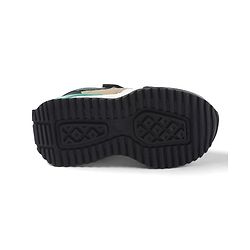 Cute Walk by Babyhug Velcro Closure Sneaker Shoes With Star Applique - Black