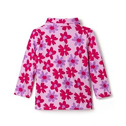 Babyhug Cotton Knit Full Sleeves Front Open Co-Ords Floral Printed Top & Pajama Night Suit - Pink