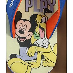Cute Walk by Babyhug Disney Slip On Flip Flops With Mickey & Friends Print - Blue