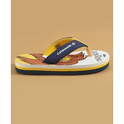 Cute Walk by Babyhug Disney Slip On Flip Flops with The Lion King Print - Navy Blue
