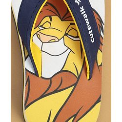 Cute Walk by Babyhug Disney Slip On Flip Flops with The Lion King Print - Navy Blue