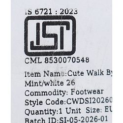 Cute Walk by Babyhug Disney Slip On Flip Flops with Disney Princes Print - Mint