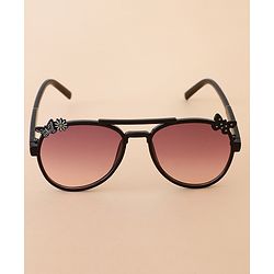 Babyhug Solid Coloured Sunglasses - Black