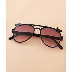 Babyhug Solid Coloured Sunglasses - Black