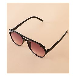 Babyhug Solid Coloured Sunglasses - Black