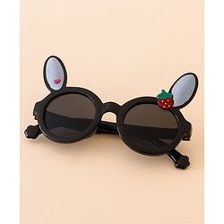 Babyhug Solid Coloured Sunglasses With Applique - Black