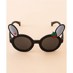 Babyhug Solid Coloured Sunglasses With Applique - Black